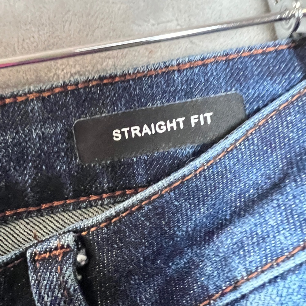 Judy Blue Jeans sz 30  Button Fly Straight Fit  Dark Wash Denim Pants High Rise - Picture 8 of 12